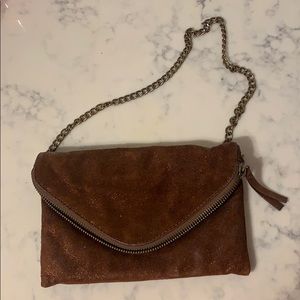 J.Crew Suede Envelope Clutch
